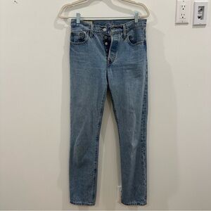 Levi's Light Blue Straight Leg Jeans